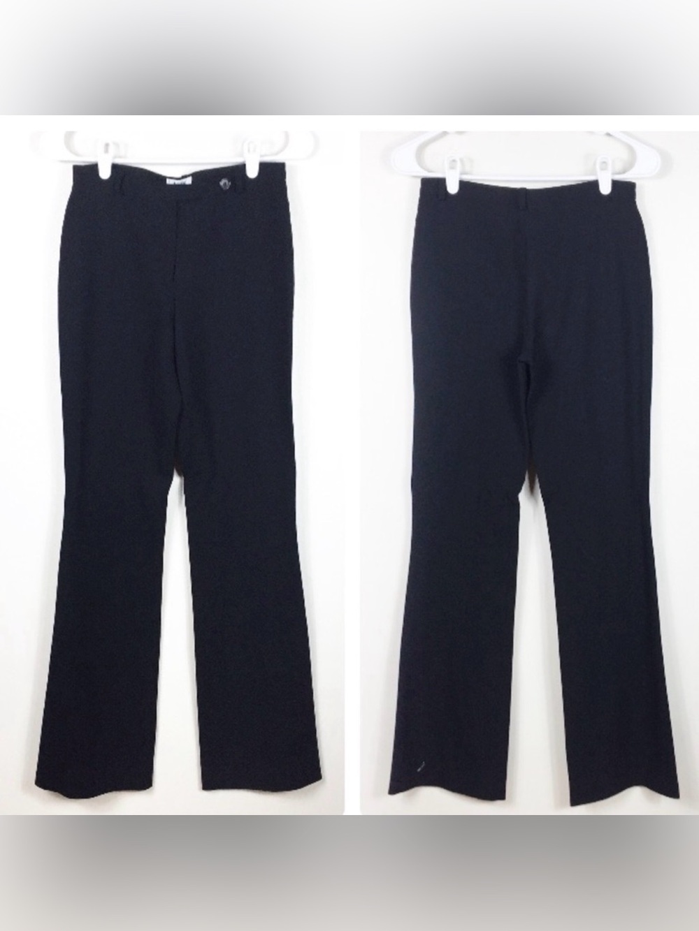Moschino Cheap & Chic tessuto wool Black Pants straight leg corp suiting italy